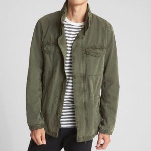 Gap Military Jacket with Hidden Hood